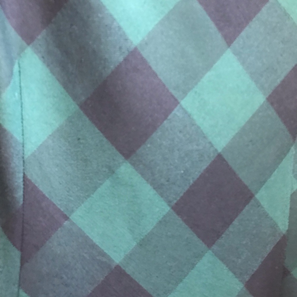 Brooks Brothers Sleeveless Navy/ Teal Check Sheath Dress - Picture 3 of 6